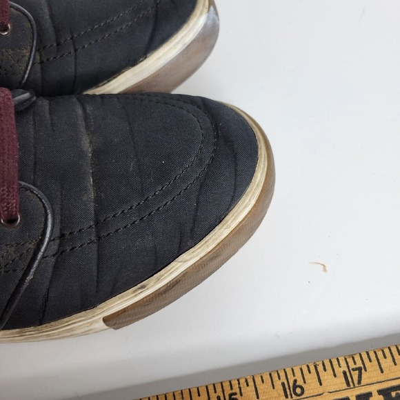 Nike SB Zoom Stefan Janoski Shoes Black Swoosh Logo Low Top Size 8.5 Academia - Picture 13 of 15